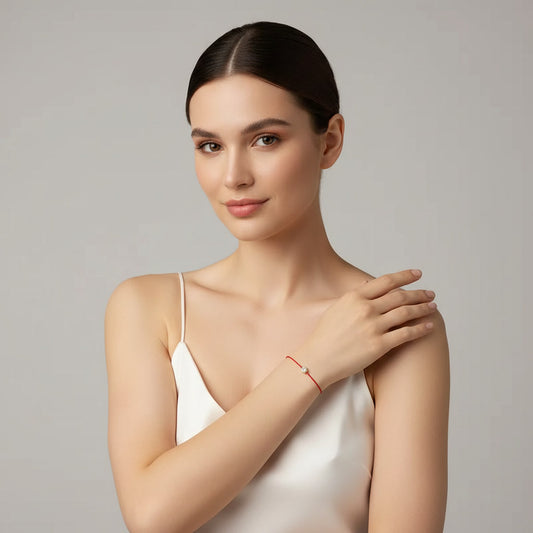 Lumi Colors - Minimalist Moissanite Cord Bracelet with Adjustable String