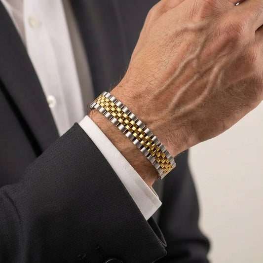 Stella R Two-Tone Stainless-Steel Bracelet