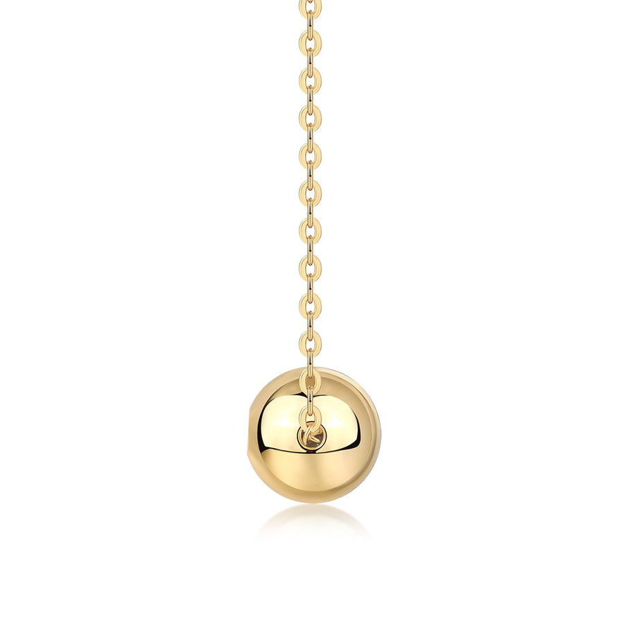 Ball Pendant 18K Gold Plated Minimalist Necklace