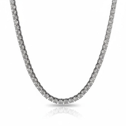 Moissanite Tennis Necklace - 925 Silver